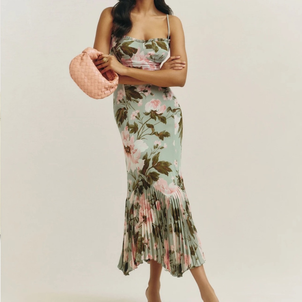 Reformation Aiko dress in Fauna